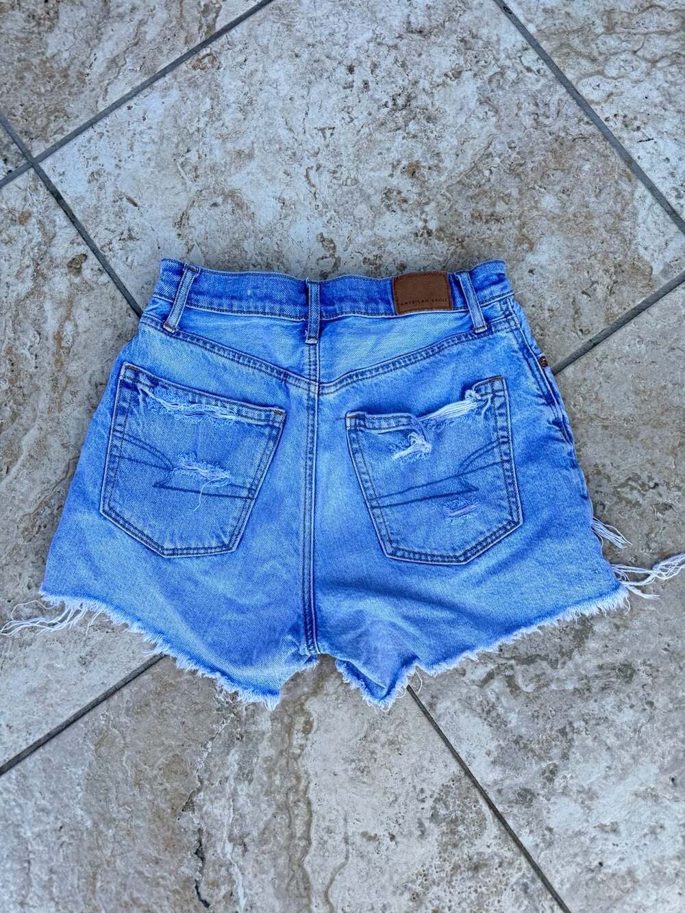 American Eagle Outfitters Distressed Denim Shorts, Size 2